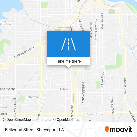 Mapa de Bellwood Street
