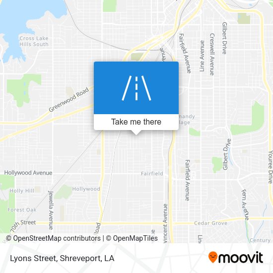 Mapa de Lyons Street