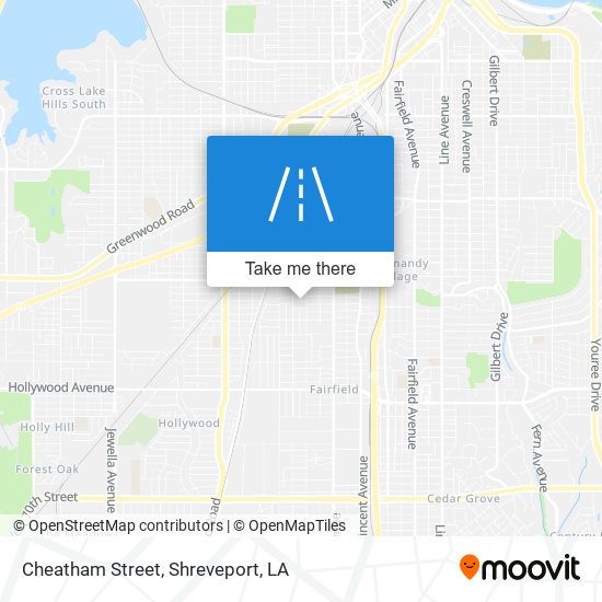 Cheatham Street map