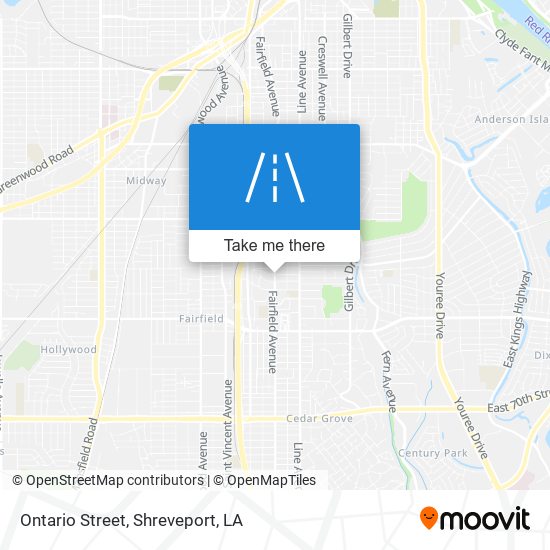 Ontario Street map