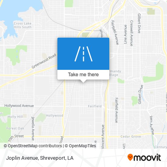 Joplin Avenue map