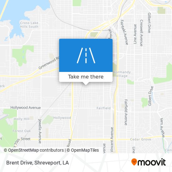 Brent Drive map