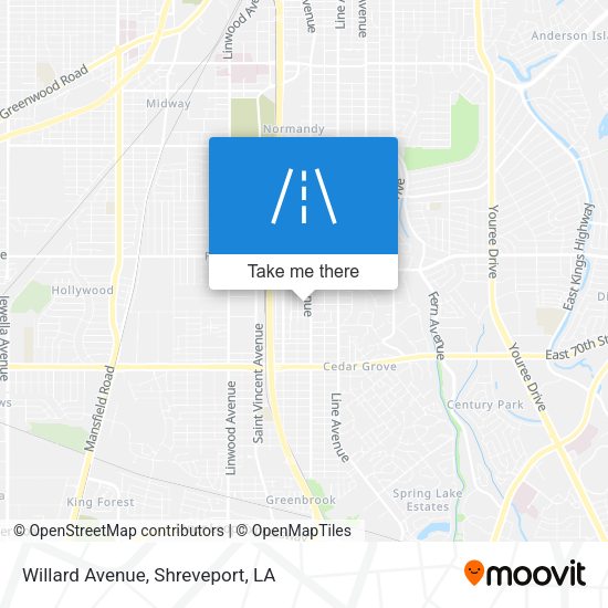 Mapa de Willard Avenue