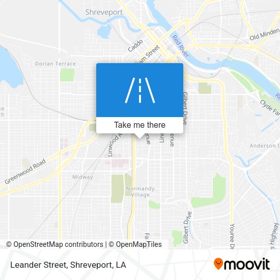 Mapa de Leander Street