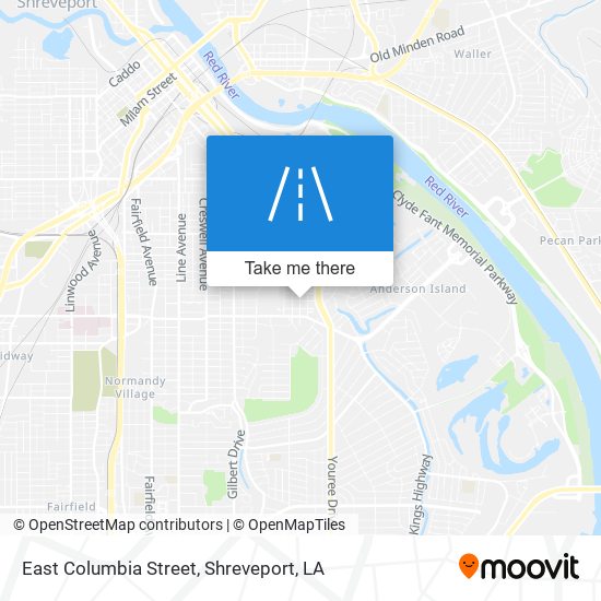 Mapa de East Columbia Street