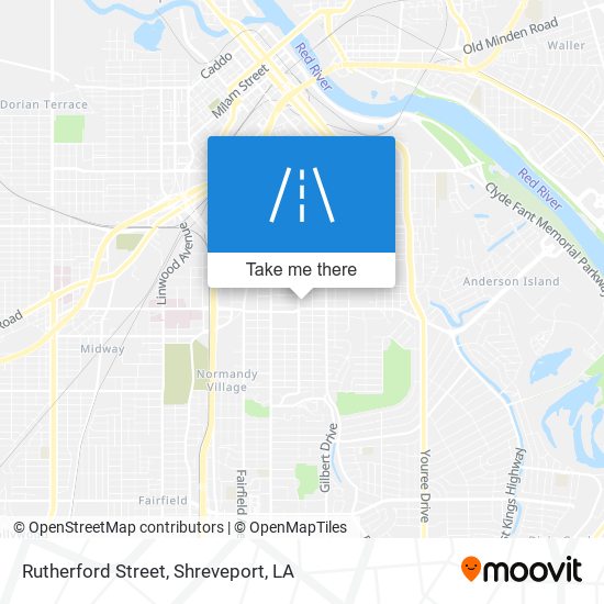 Rutherford Street map