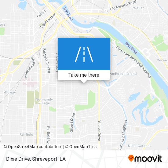 Dixie Drive map