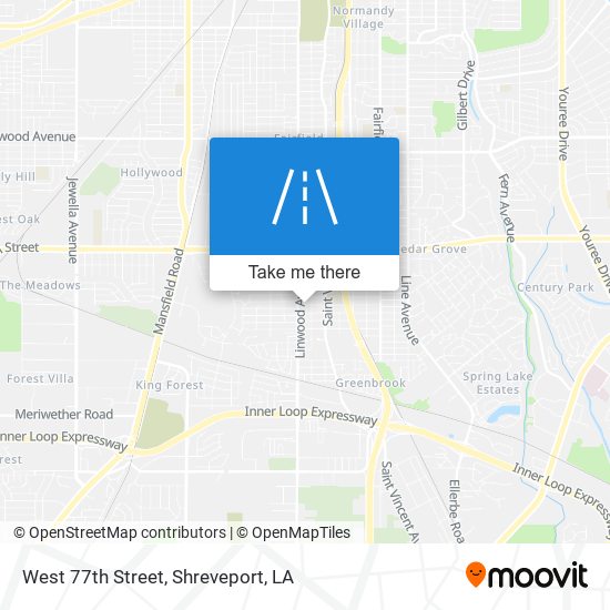 West 77th Street map