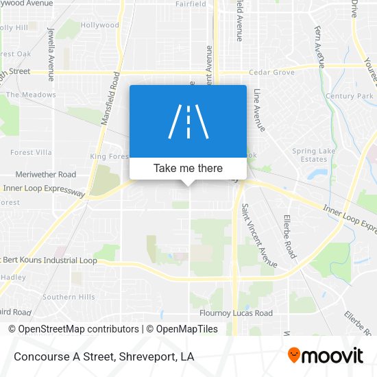 Concourse A Street map