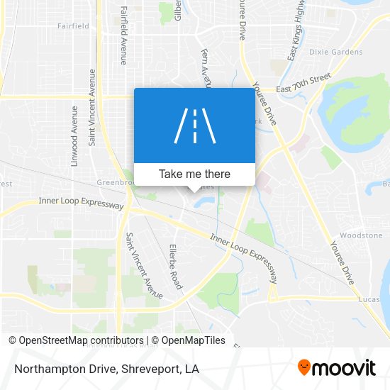 Northampton Drive map