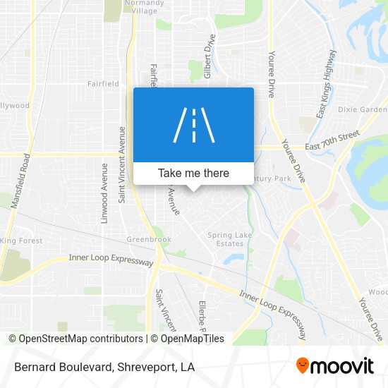 Bernard Boulevard map