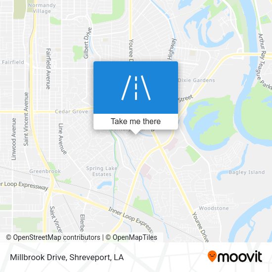 Mapa de Millbrook Drive