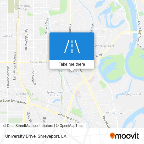 Mapa de University Drive