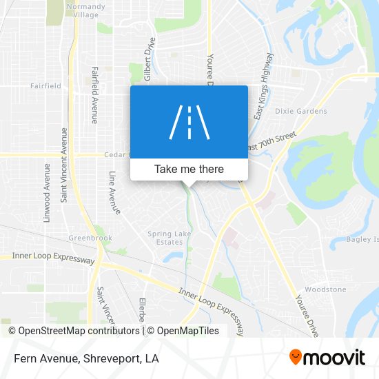 Mapa de Fern Avenue