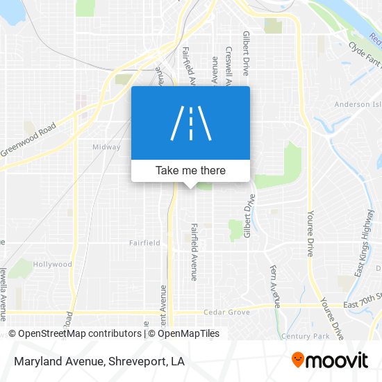 Maryland Avenue map