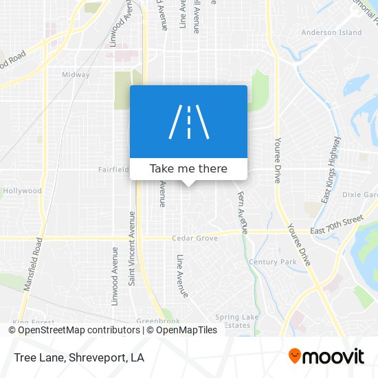 Tree Lane map