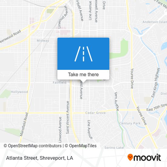 Mapa de Atlanta Street