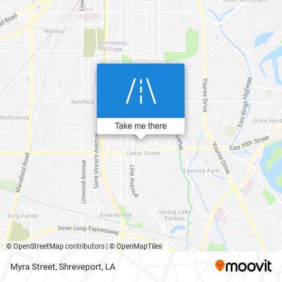 Myra Street map