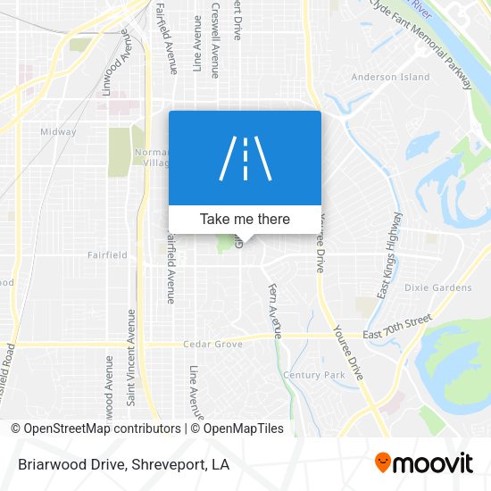 Briarwood Drive map