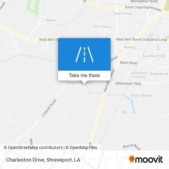 Charleston Drive map
