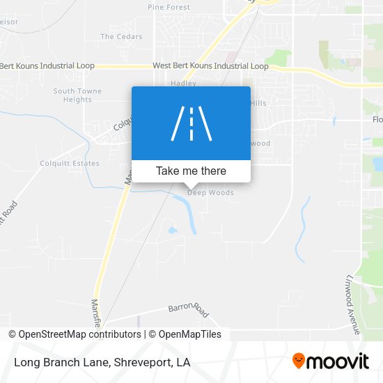 Long Branch Lane map
