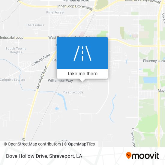 Dove Hollow Drive map