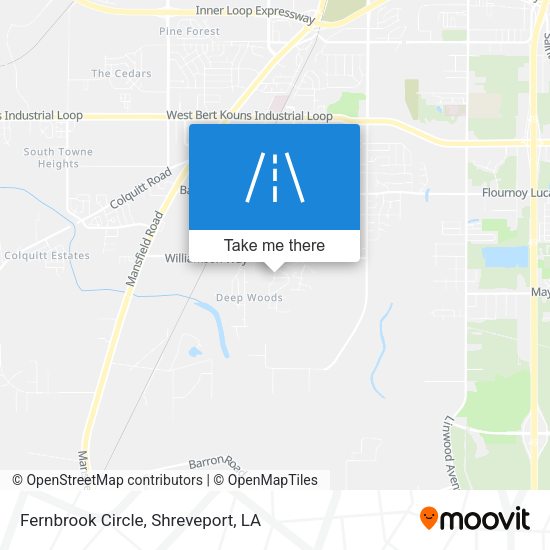 Fernbrook Circle map
