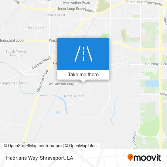 Hadrians Way map
