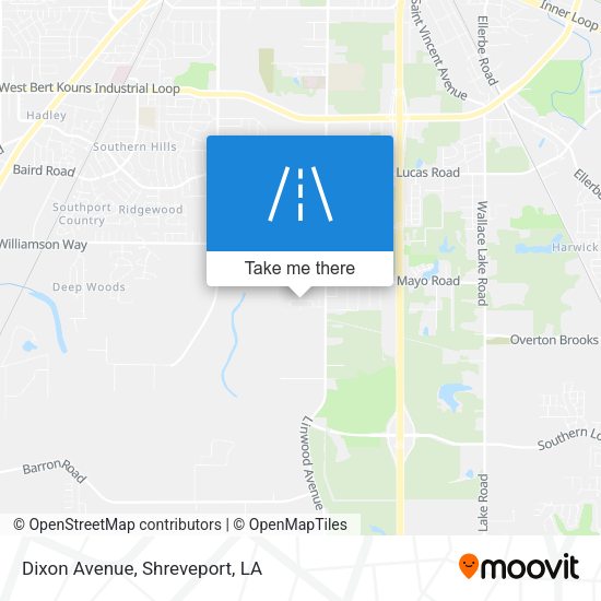 Mapa de Dixon Avenue