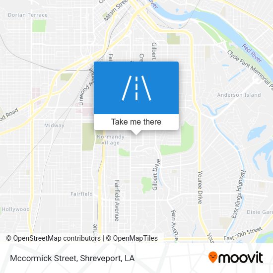 Mccormick Street map