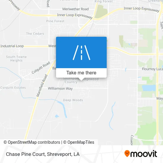 Chase Pine Court map