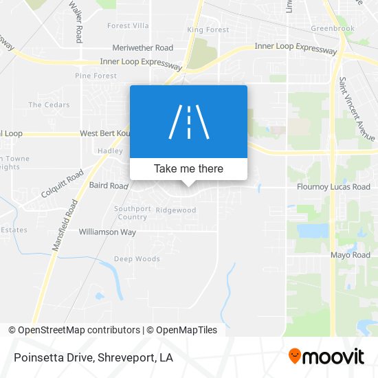 Poinsetta Drive map