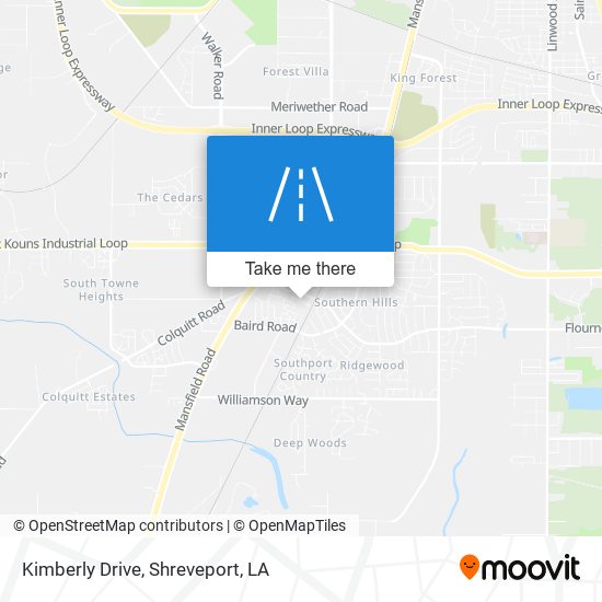 Kimberly Drive map