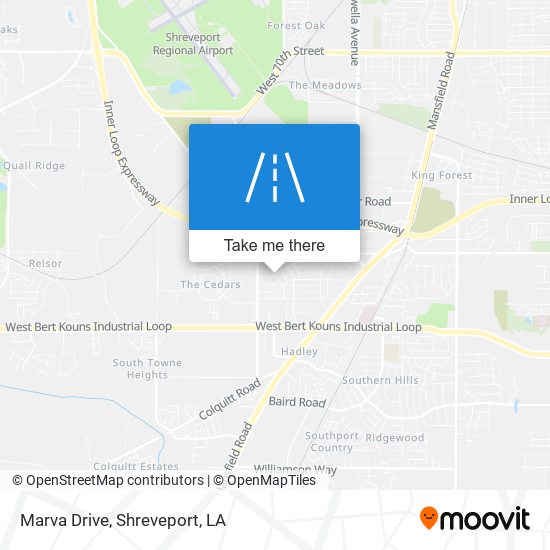 Marva Drive map