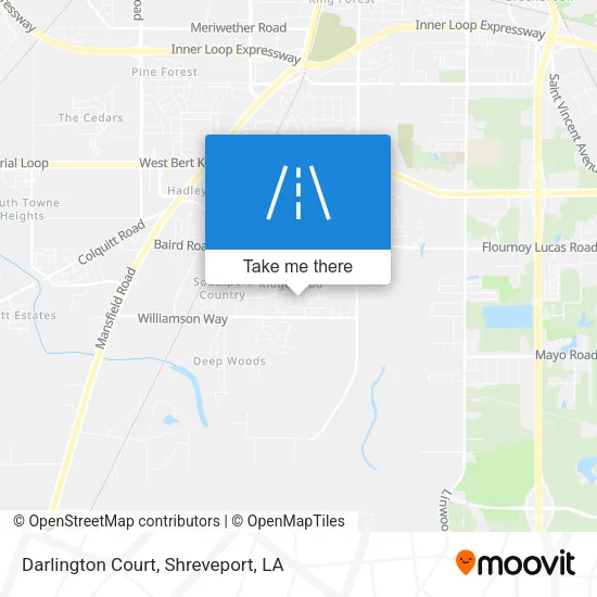Darlington Court map