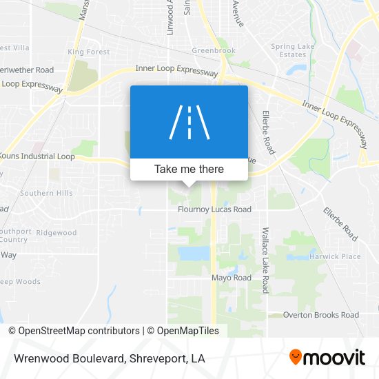 Wrenwood Boulevard map