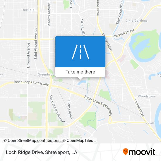 Loch Ridge Drive map