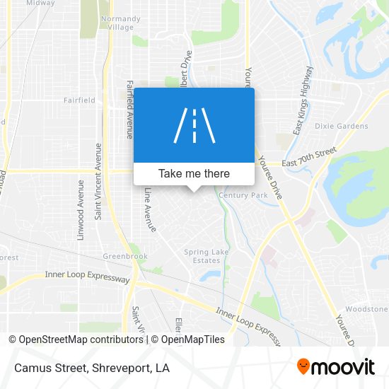Mapa de Camus Street