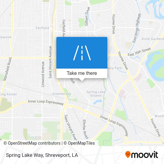 Spring Lake Way map