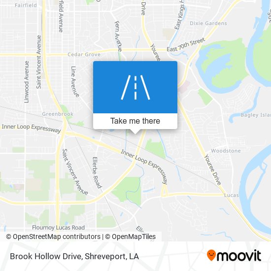 Brook Hollow Drive map