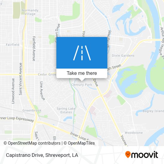 Capistrano Drive map