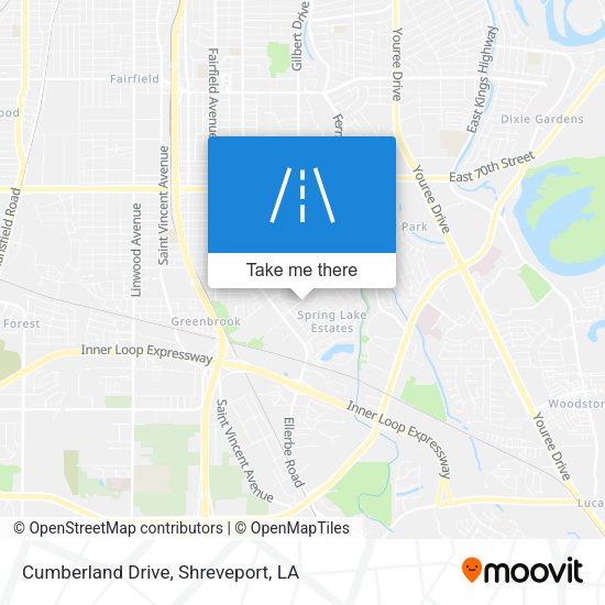 Cumberland Drive map