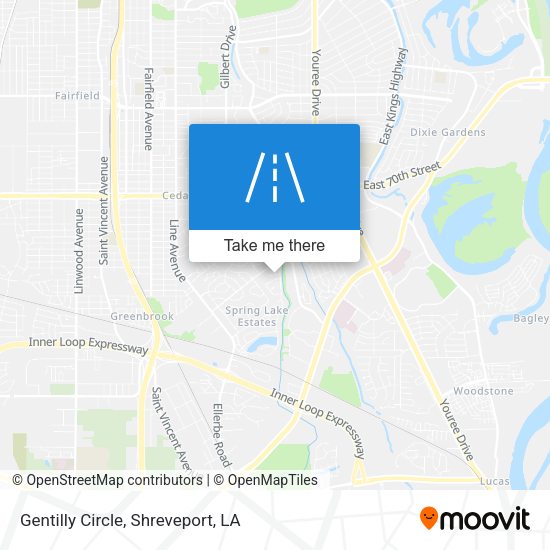 Gentilly Circle map