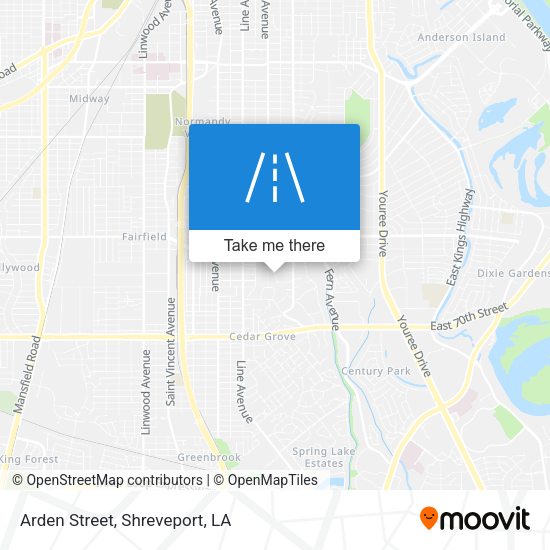 Mapa de Arden Street