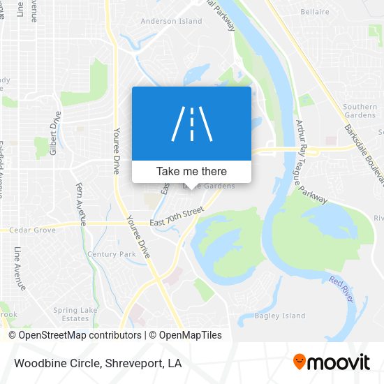 Mapa de Woodbine Circle
