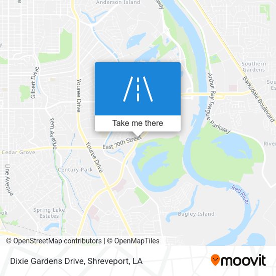 Dixie Gardens Drive map