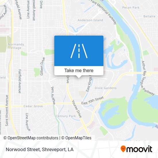 Mapa de Norwood Street