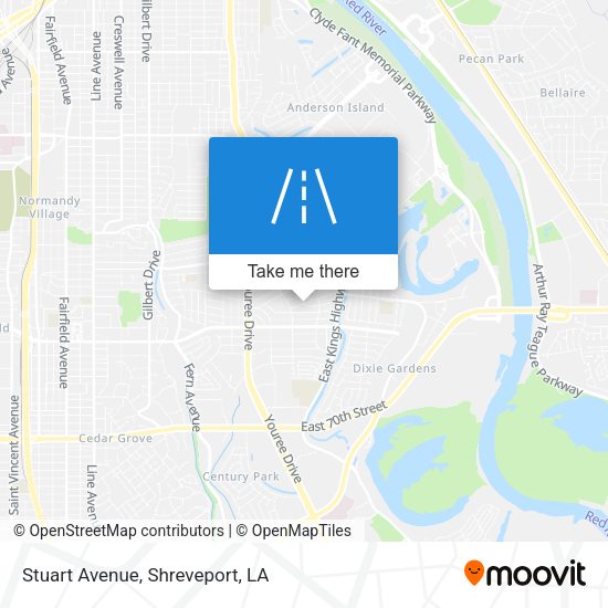 Mapa de Stuart Avenue