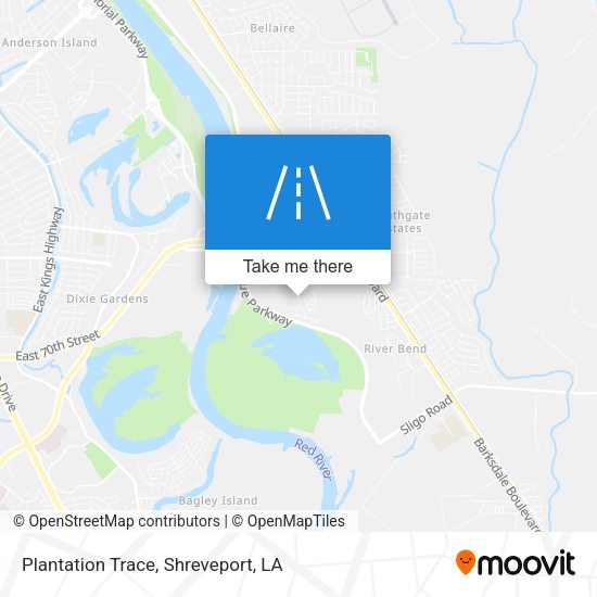 Plantation Trace map