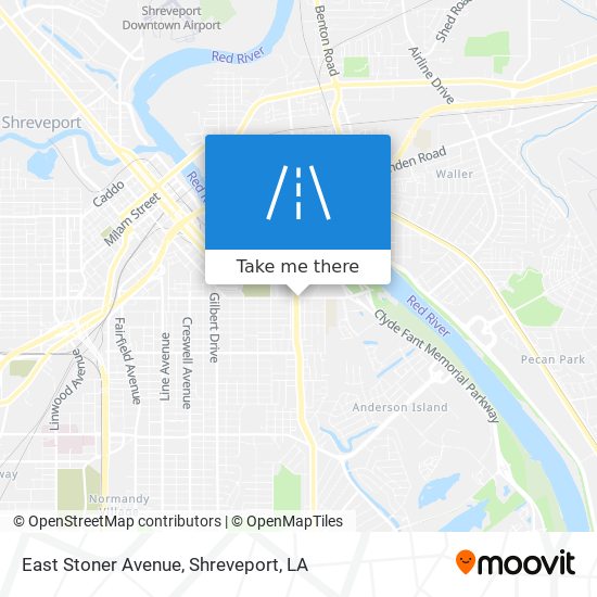 East Stoner Avenue map